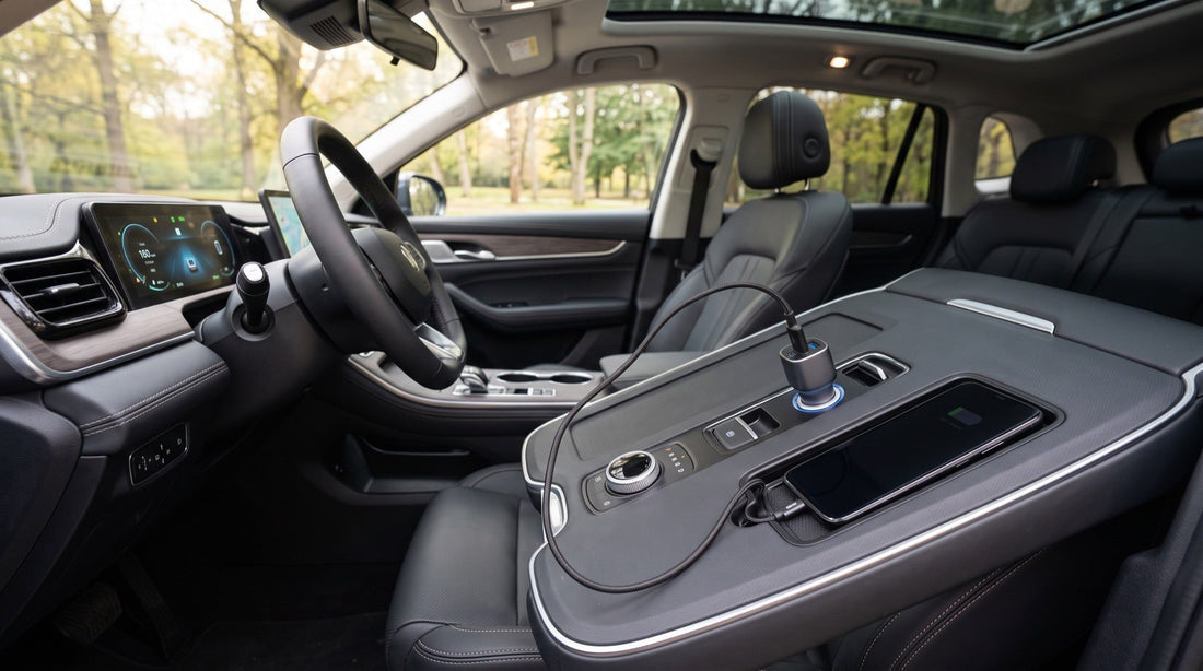 Leapmotor C10 USB charger in center console
