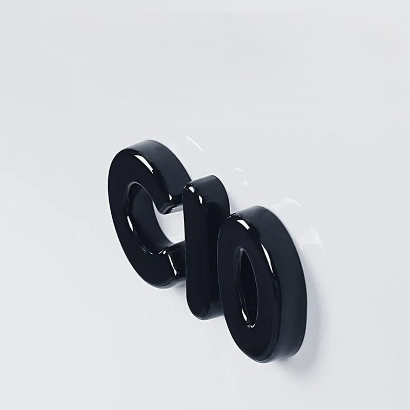 Leapmotor Blackened Car Emblem Letter Sticker - Leapmotor Accessories