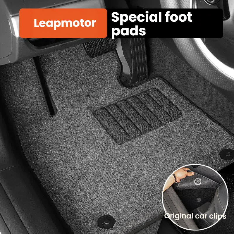 Car Floor Mats for Leapmotor B10 B01 C11 T03 C01 C10 C16 D19 A10 Lafa5 Original Style Carpet Vehicle Interior Accessories