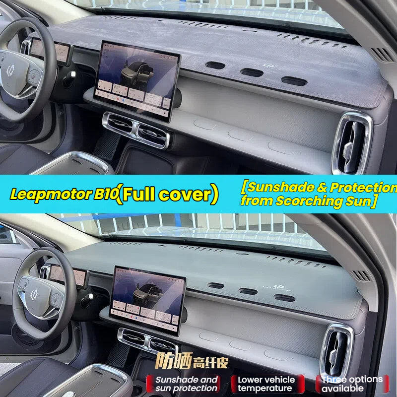 Copertura parasole per cruscotto Leapmotor B10 Tappetino cruscotto in pelle a copertura totale Protezione UV Isolamento termico Accessorio per interni auto