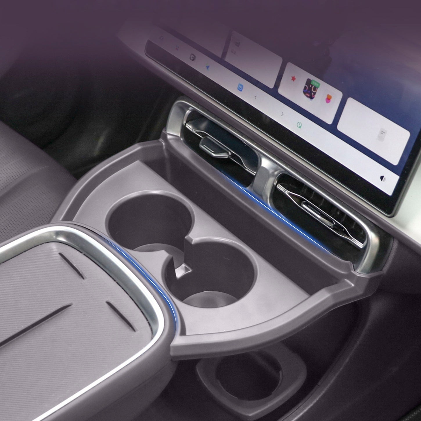 Raised Cup Holder Organizer for Leapmotor B10