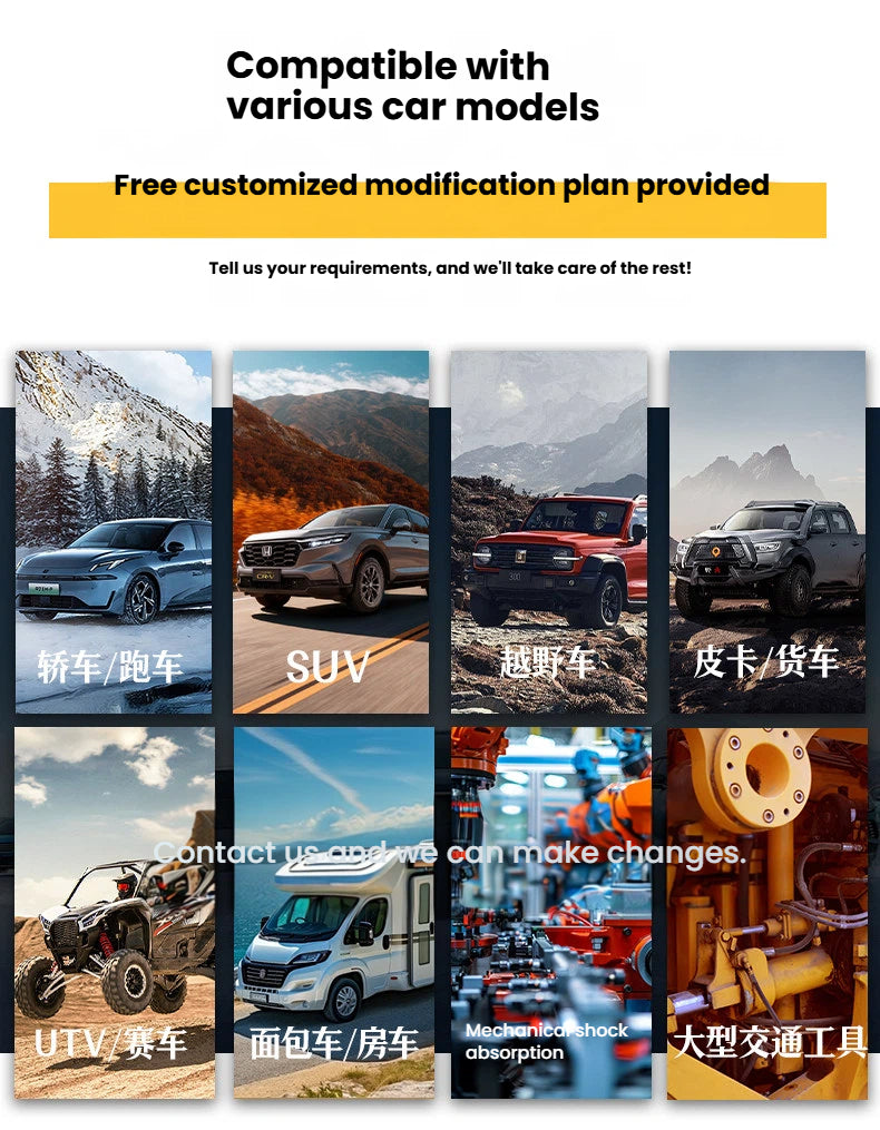 Adjustable Adaptive Shock Absorbers for Leapmotor C10 C11 C16 B10 T03 S01 Suspension Upgrade Performance Car Modification Parts