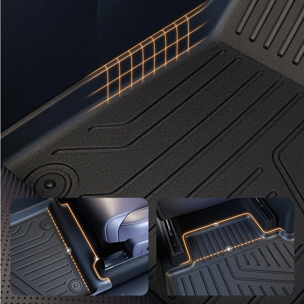 TPE Full Coverage Car Floor Mats for Leapmotor D19 A10 B01 B10 C11 C16 Lafa5 C10 Custom Fit Waterproof Vehicle Interior Accessories