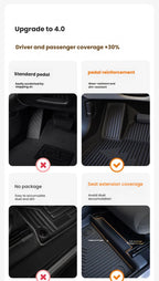 TPE Full Coverage Car Floor Mats for Leapmotor D19 A10 B01 B10 C11 C16 Lafa5 C10 Custom Fit Waterproof Vehicle Interior Accessories