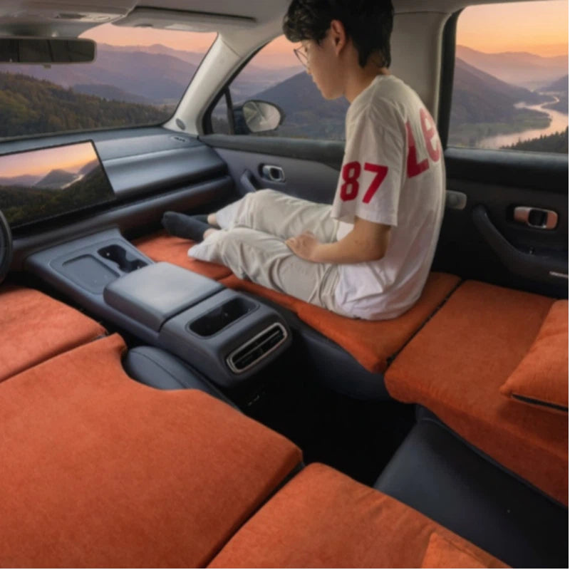 Foldable Car Sleeping Mattress for Leapmotor C11 C10 D19 B10 SUV Travel Camping Bed Pad Comfortable Portable Car Mattress