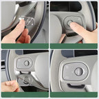 Leapmotor Steering Wheel Button Protective Stickers