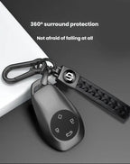 Leather Car Key Case Cover for Leapmotor C11 C10 T03 C01 C16 B10 Key Fob Protective Shell Luxury Auto Accessories