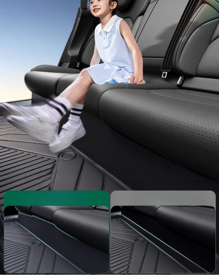 Tappetini auto TPE a copertura totale per Leapmotor C10 A10 B10 B01 C16 C11 Lafa5, su misura, impermeabili, accessori interni
