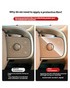 TPU Steering Wheel Button Protective Film for Leapmotor C10 C11 C16 D19 D99 Car Interior Modification Accessories