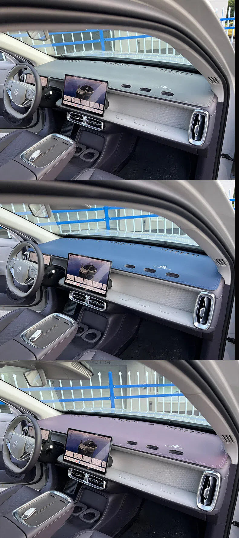Copertura parasole per cruscotto Leapmotor B10 Tappetino cruscotto in pelle a copertura totale Protezione UV Isolamento termico Accessorio per interni auto