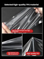 TPU Steering Wheel Button Protective Film for Leapmotor C10 C11 C16 D19 D99 Car Interior Modification Accessories
