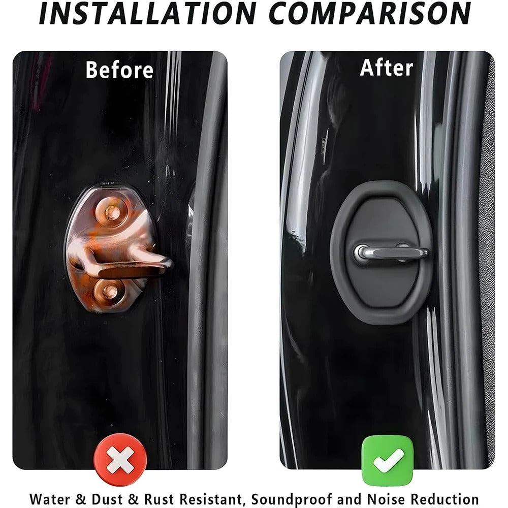 Car Silicone Door Lock Buckle Protective Cover for Leapmotor - Leapmotor Accessories