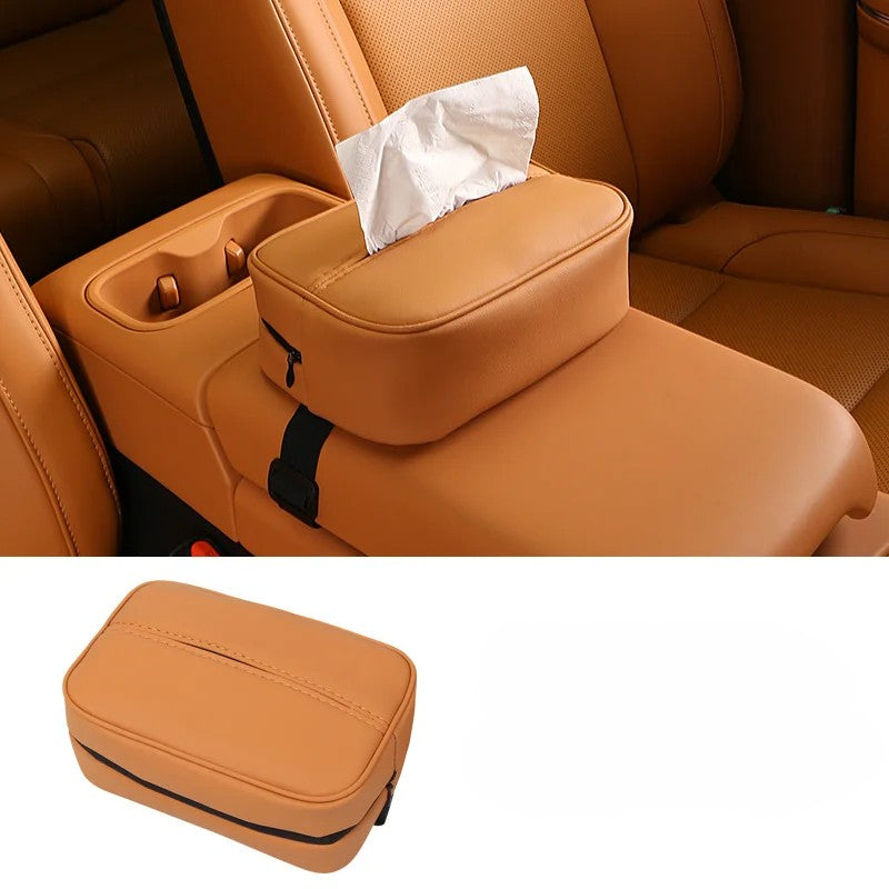 Leapmotor C10 Car NAPPA Leather Tissue Box - Leapmotor Accessories
