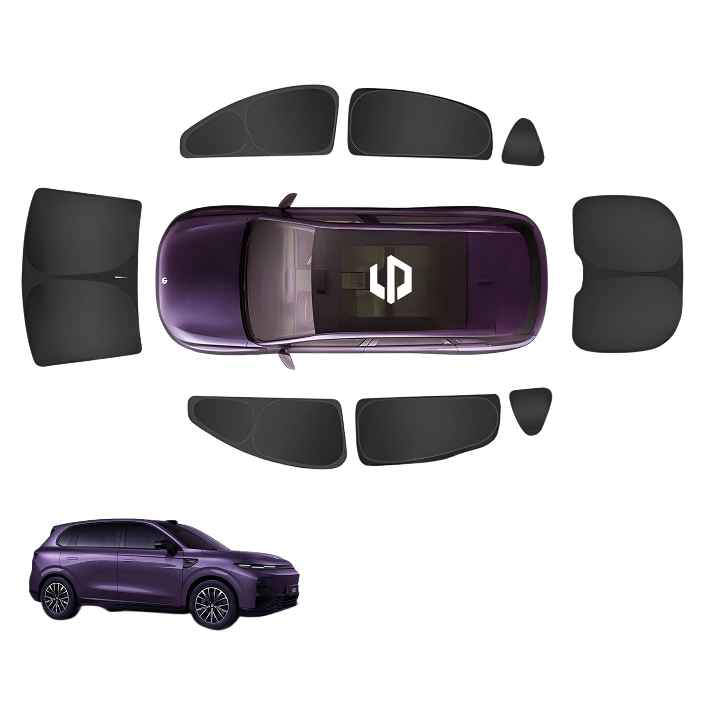 Car Side & Rear Window Sunshade for Leapmotor