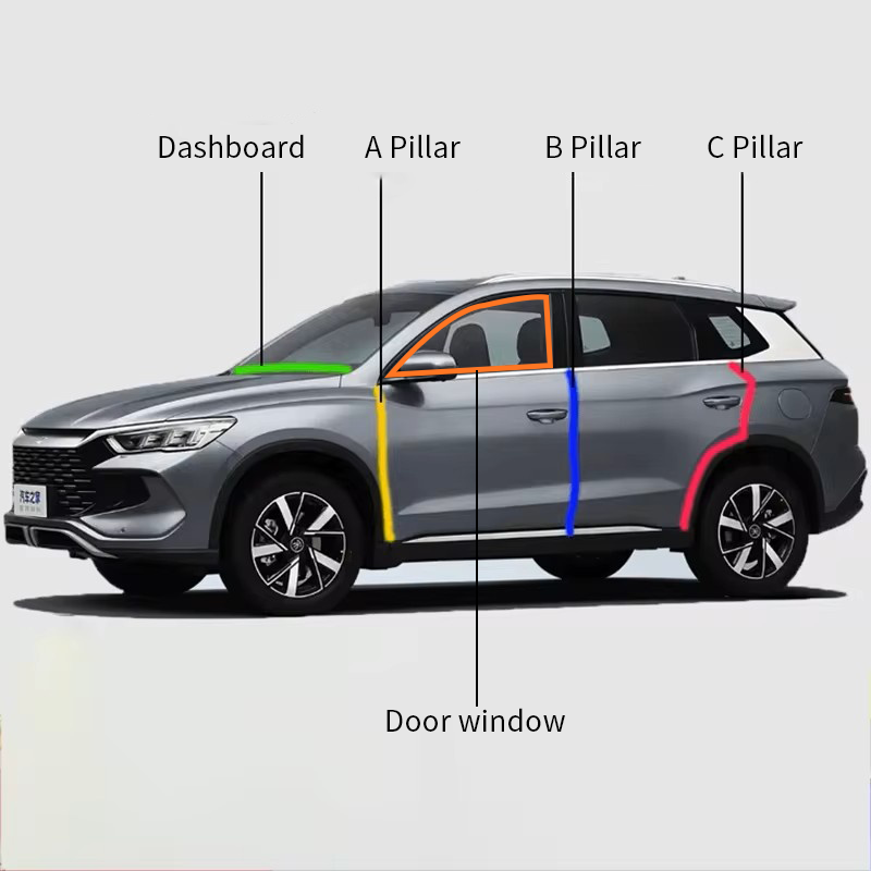 Sealing Strip Soundproofing Kit for Leapmotor B10/B05/C10/C01/T03