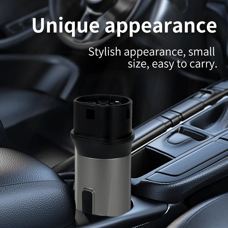 Portable Discharger Type 2 Plug to Socket Converter V2L Discharger - EVEVUP Xpeng Accessories