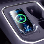 Leapmotor C10/B10/B05 Car Center Console Wireless Charging silicone Pad Cup holder Integrated Mat