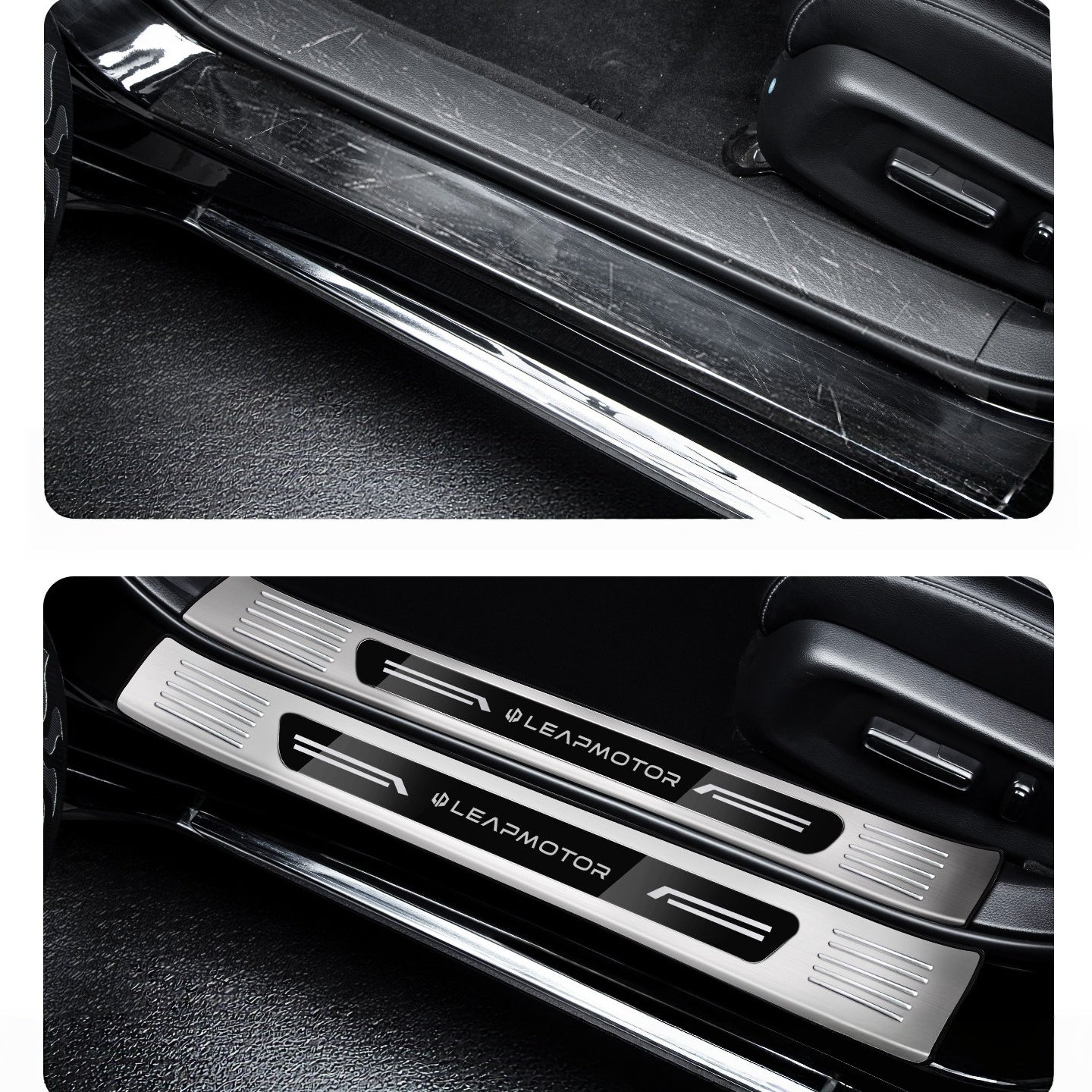 Stainless Steel Door Sill Protector for Leapmotor A10/B01/B10/D19/D99/C10/C11/C16/T03