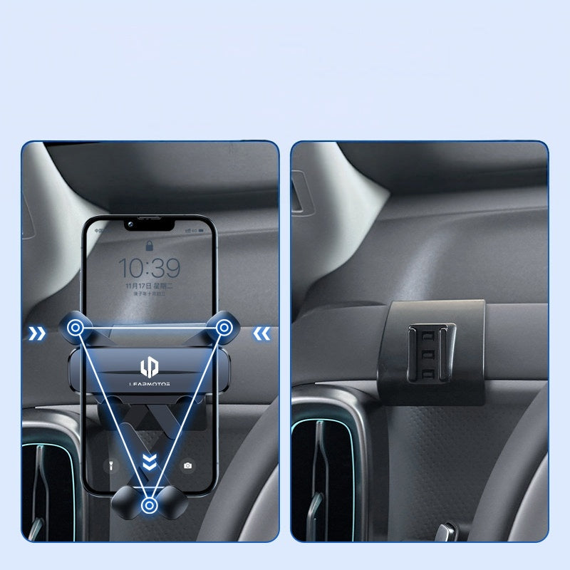 2025–2027 Leapmotor B10 / B01 Car Phone Mount – LHD