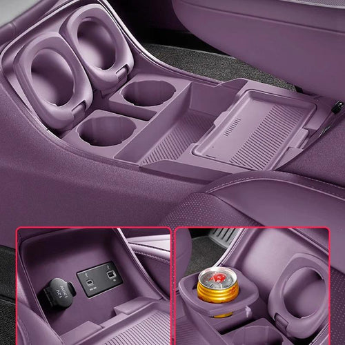 Leapmotor B10 Car Armrest Under Storage Box Organizer Tray - EVUPUP For Leapmotor