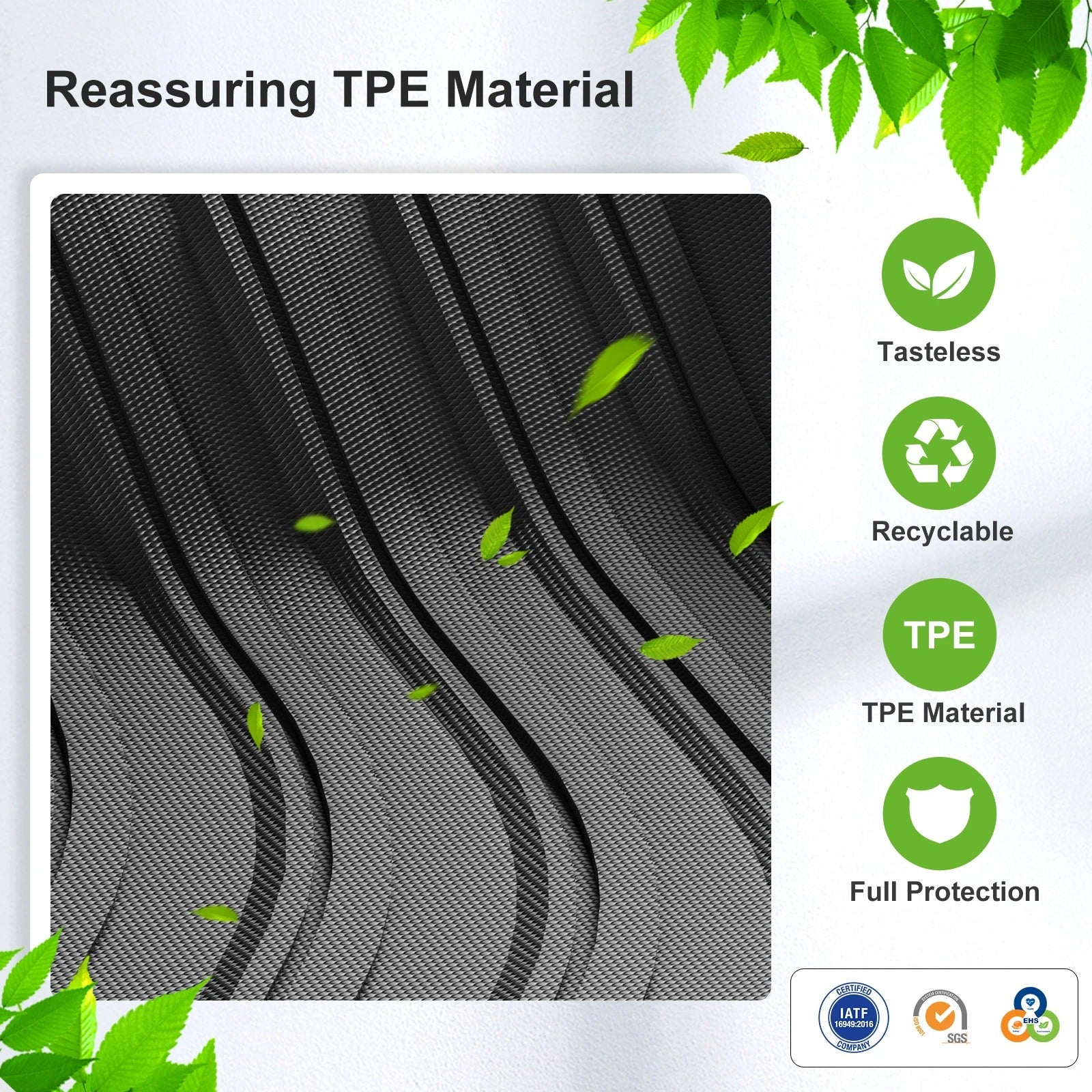 Leapmotor T03 Floor Mats Trunk Pad TPE 3D Foot Mat - EVUPUP