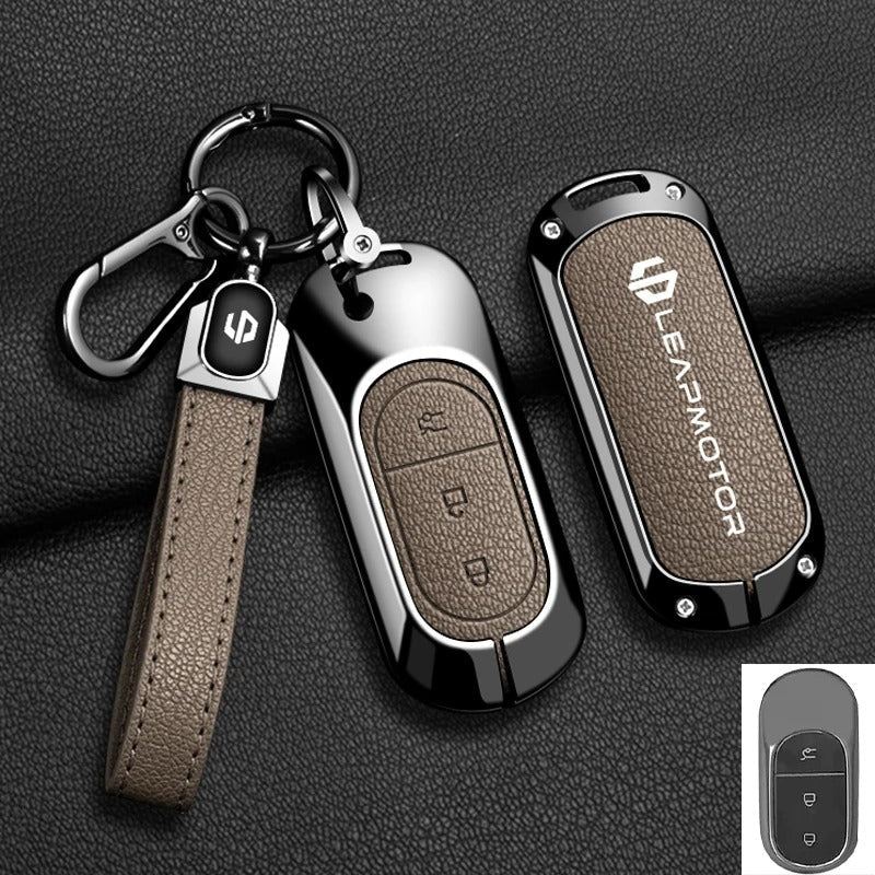 Zinc Alloy Car Key Case Cover For Leapmotor - Leapmotor Accessories