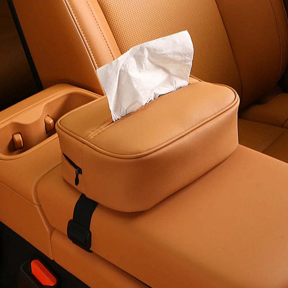 Leapmotor C10 Car NAPPA Leather Tissue Box - Leapmotor Accessories
