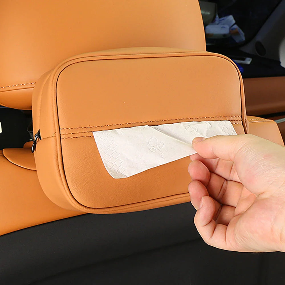 Leapmotor C10 Car NAPPA Leather Tissue Box - Leapmotor Accessories