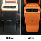 Leapmotor C10 Rear Air Conditioning Leather Anti Kick Cover - Leapmotor Accessories