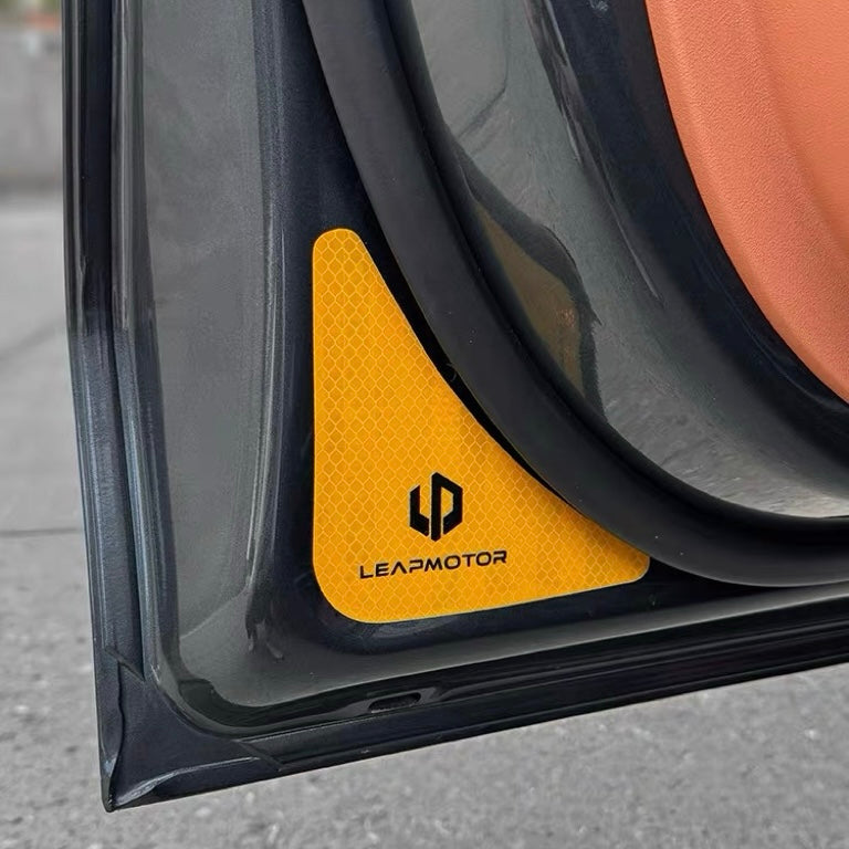 Reflective Door Warning Stickers for Leapmotor C10 C16