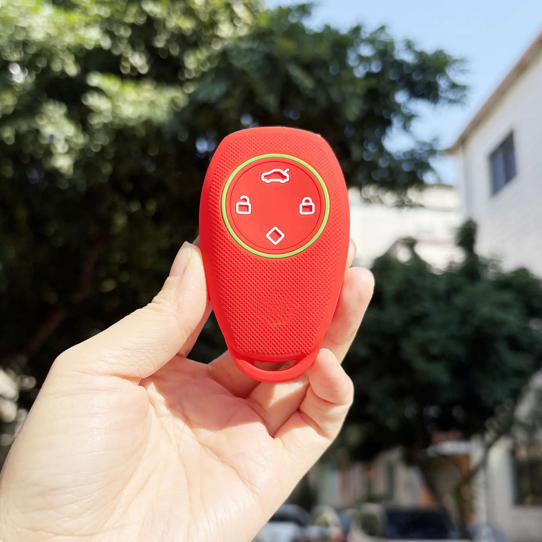 Silicoen Soft Car Key Case Fob For Leapmotor T03 S01 C11 C01 - EVUPUP