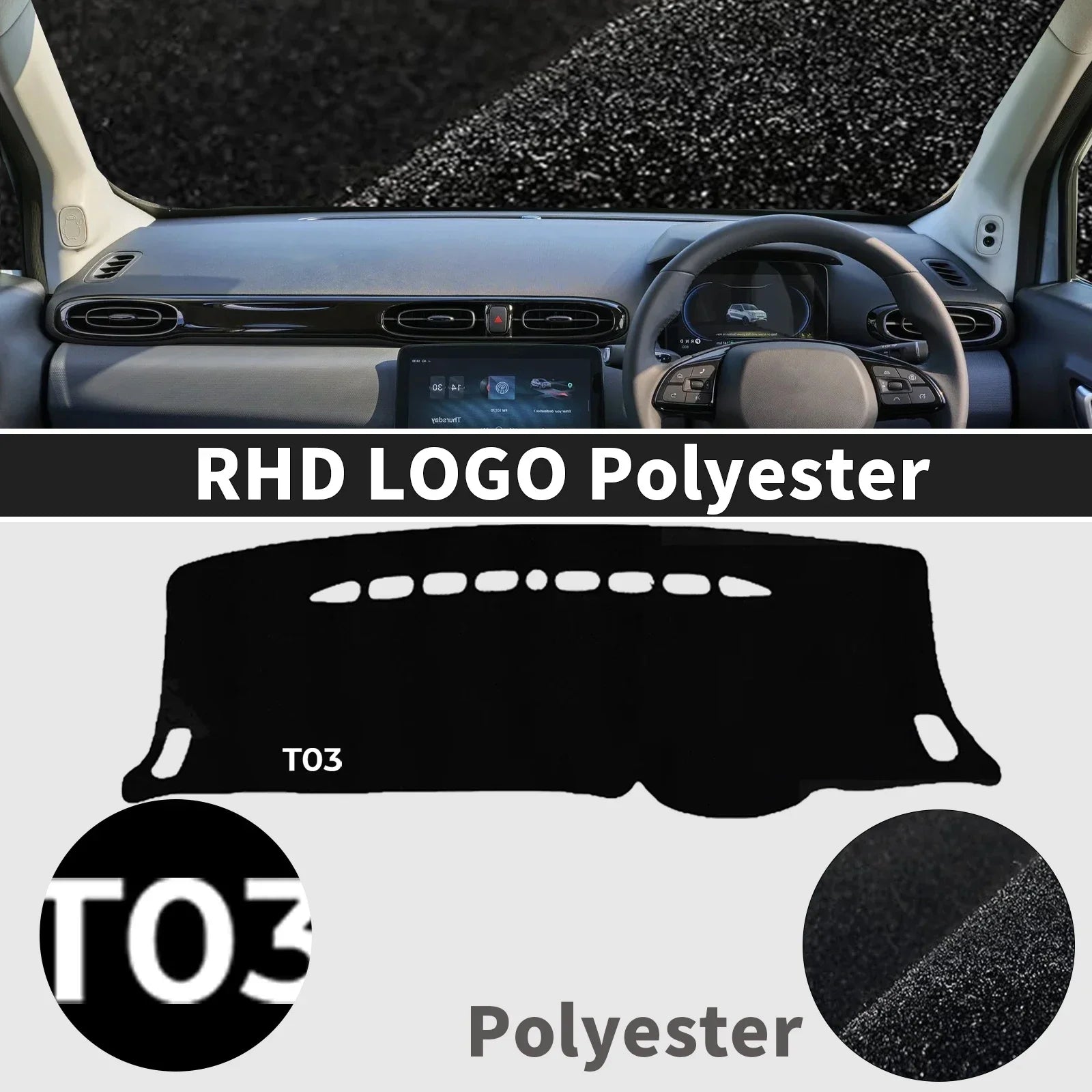 Leapmotor T03 Car DashMat Sunshade Protective Carpet - EVUPUP