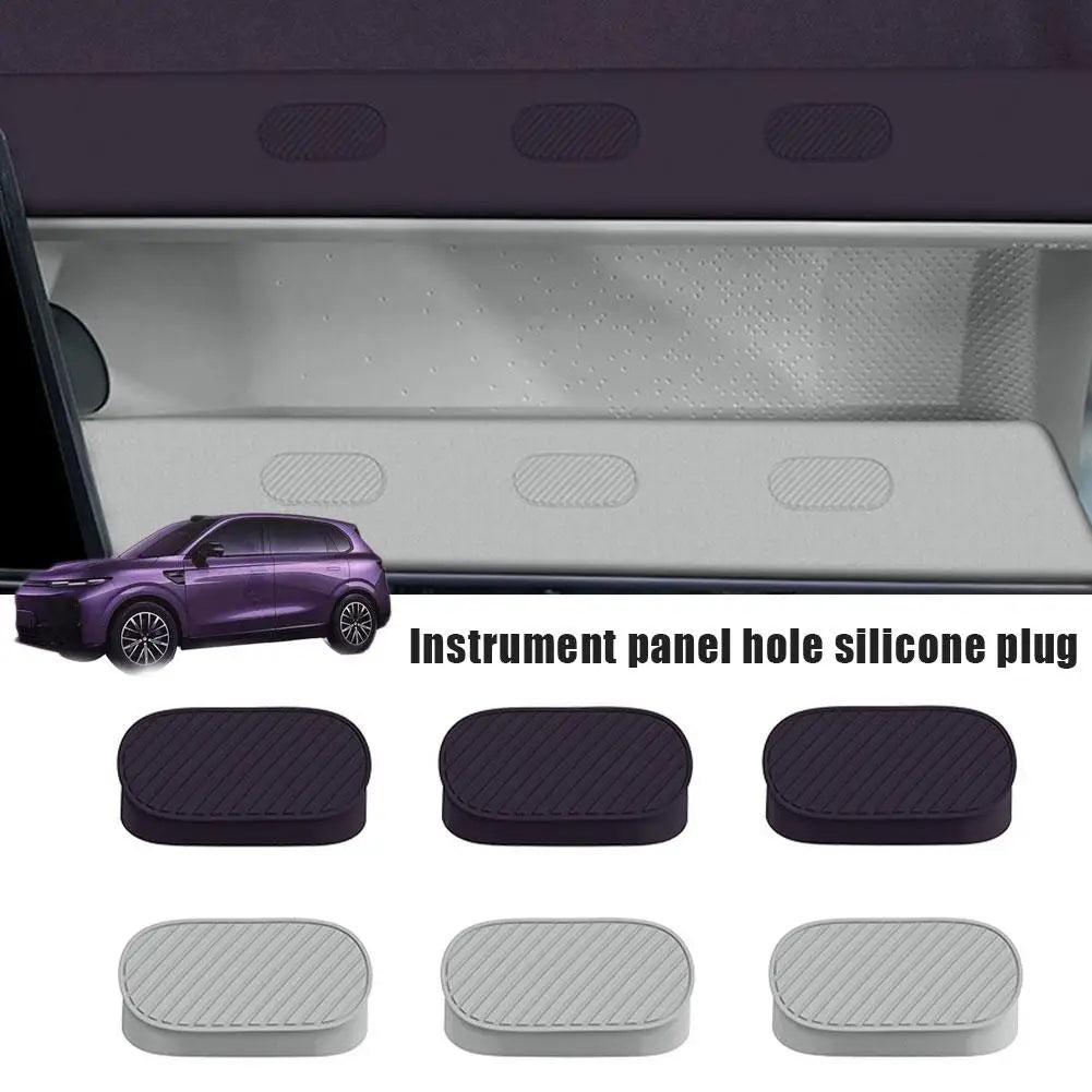 3 pcs Instrument Panel Hole Silicone Plug For Leapmotor B10