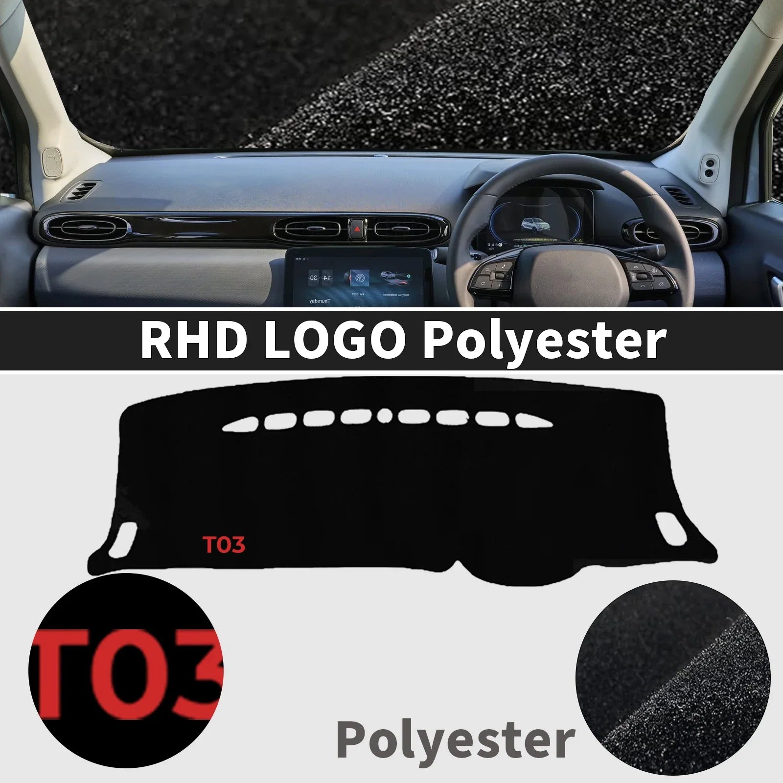 Leapmotor T03 Car DashMat Sunshade Protective Carpet - EVUPUP