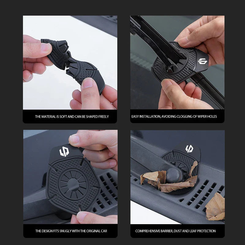 Car Windshield Wiper Hole Protective Cover For Leapmotor t03 s01 c11 2023 C10 C16 - EVUPUP