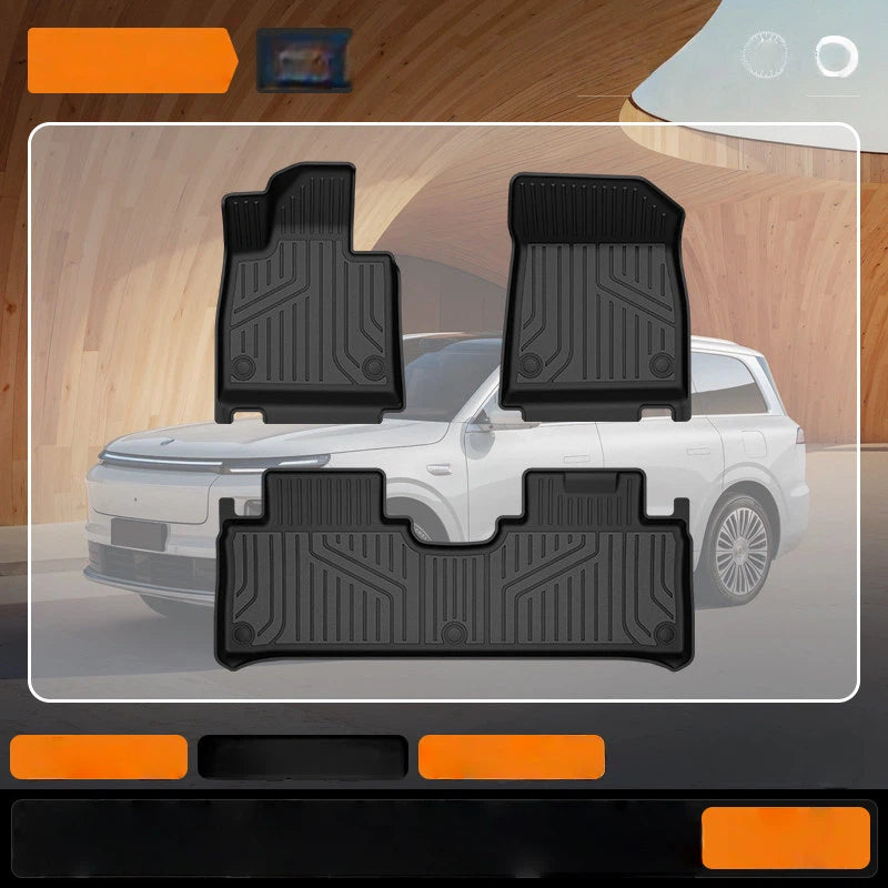 TPE Full Coverage Car Floor Mats for Leapmotor D19 A10 B01 B10 C11 C16 Lafa5 C10 Custom Fit Waterproof Vehicle Interior Accessories