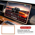 Silicone Center Console Screen Protector Cover for Leapmotor C10 C16 D19 D99 Car Interior Accessories Touch Screen Protective Case