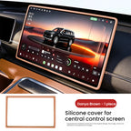 Silicone Center Console Screen Protector Cover for Leapmotor C10 C16 D19 D99 Car Interior Accessories Touch Screen Protective Case