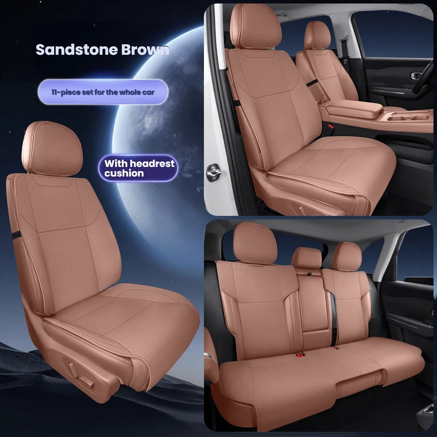 Coprisedili Premium a Copertura Totale per Leapmotor C10 2026 2027 Protezione Sedili Auto per Tutte le Stagioni Accessori Interni