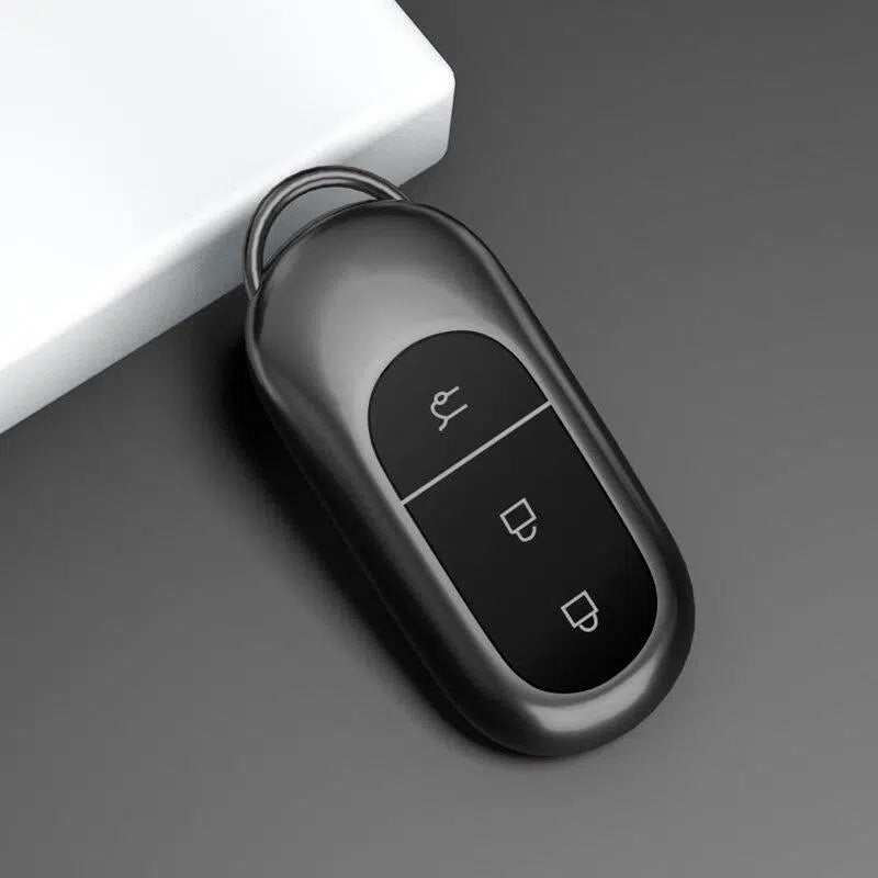 Leather Car Key Case Cover for Leapmotor C11 C10 T03 C01 C16 B10 Key Fob Protective Shell Luxury Auto Accessories