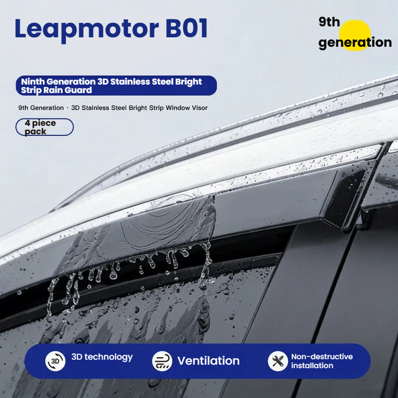 Car Window Rain Guards for Leapmotor C10  A10 B10 C16 Lafa5