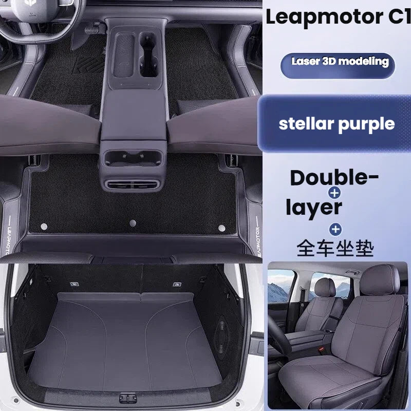 Coprisedili Premium a Copertura Totale per Leapmotor C10 2026 2027 Protezione Sedili Auto per Tutte le Stagioni Accessori Interni
