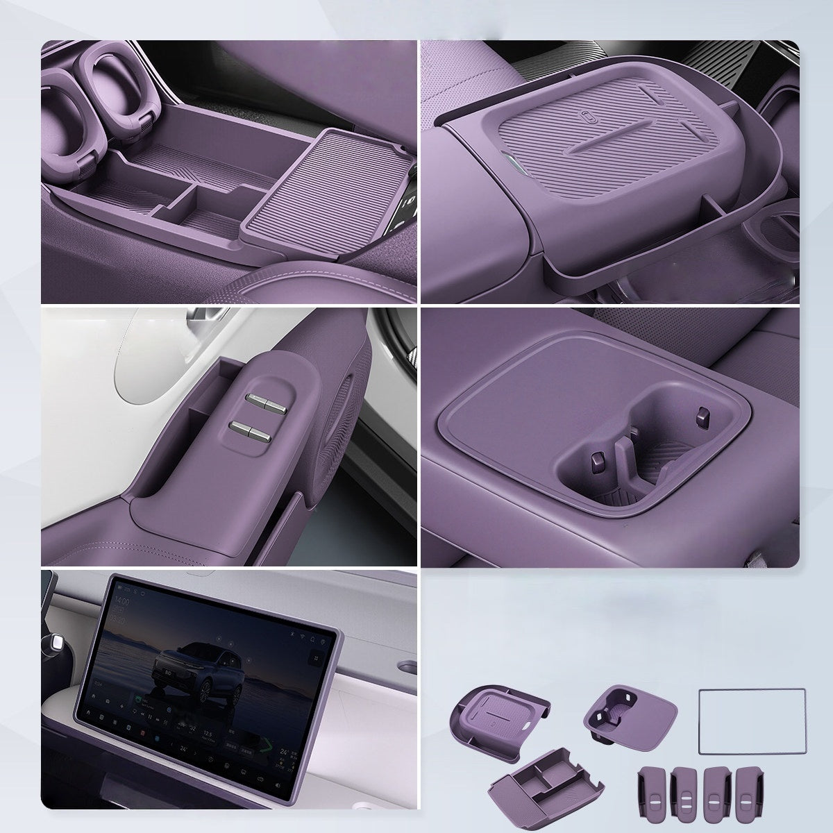 Set Tappetini in Silicone per Console Centrale Leapmotor B10