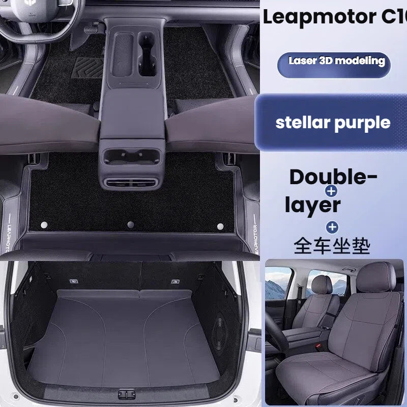 Coprisedili Premium a Copertura Totale per Leapmotor C10 2026 2027 Protezione Sedili Auto per Tutte le Stagioni Accessori Interni
