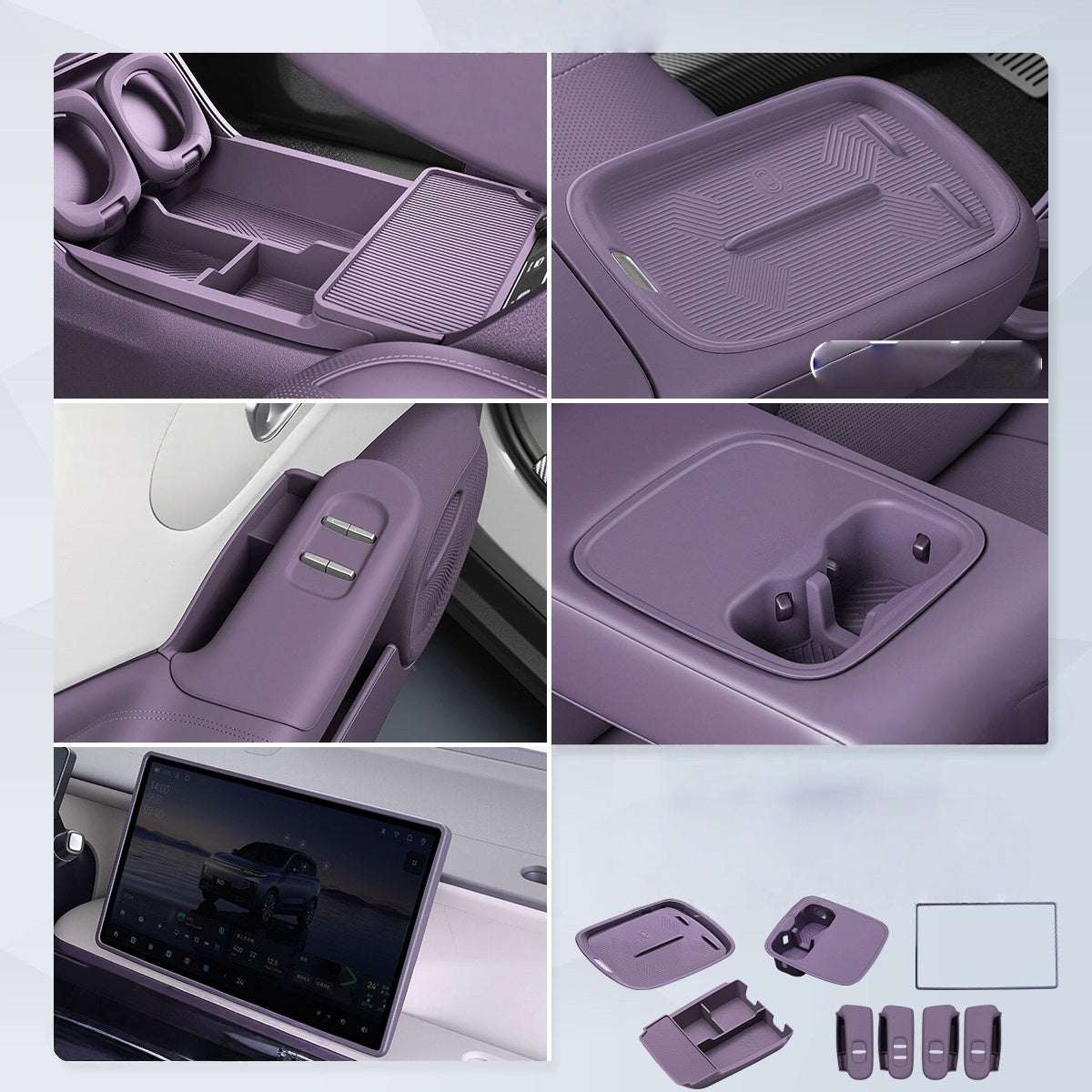 Set Tappetini in Silicone per Console Centrale Leapmotor B10