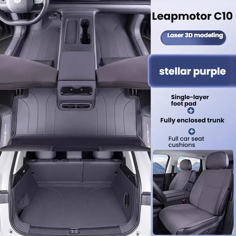 Coprisedili Premium a Copertura Totale per Leapmotor C10 2026 2027 Protezione Sedili Auto per Tutte le Stagioni Accessori Interni