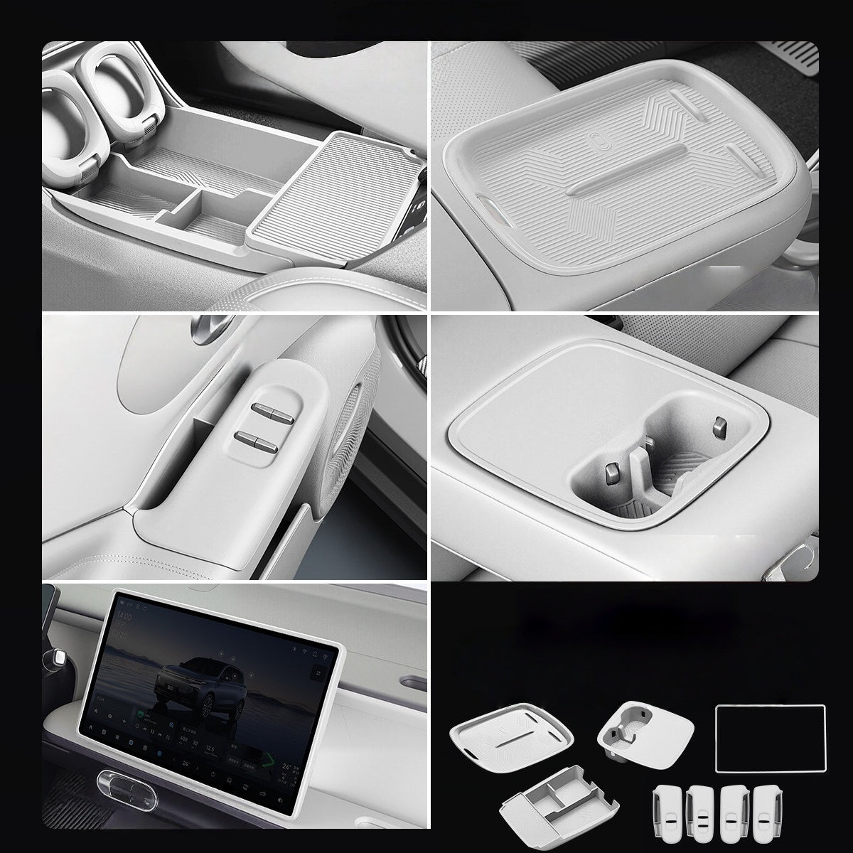 Set Tappetini in Silicone per Console Centrale Leapmotor B10