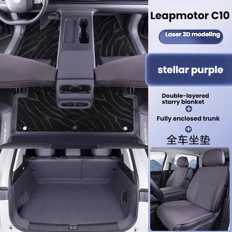 Coprisedili Premium a Copertura Totale per Leapmotor C10 2026 2027 Protezione Sedili Auto per Tutte le Stagioni Accessori Interni