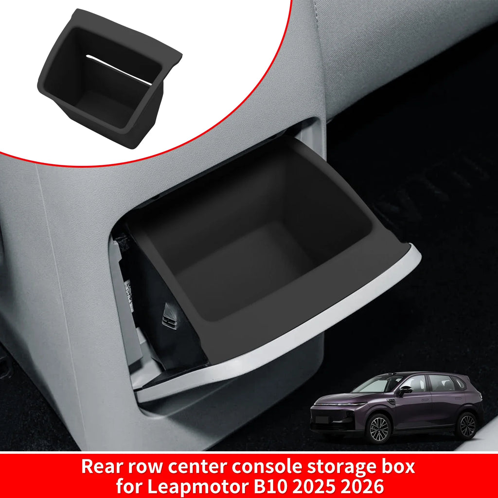 Leapmotor B10 2025 2026 Car Armrest Box Rear Storage Tray