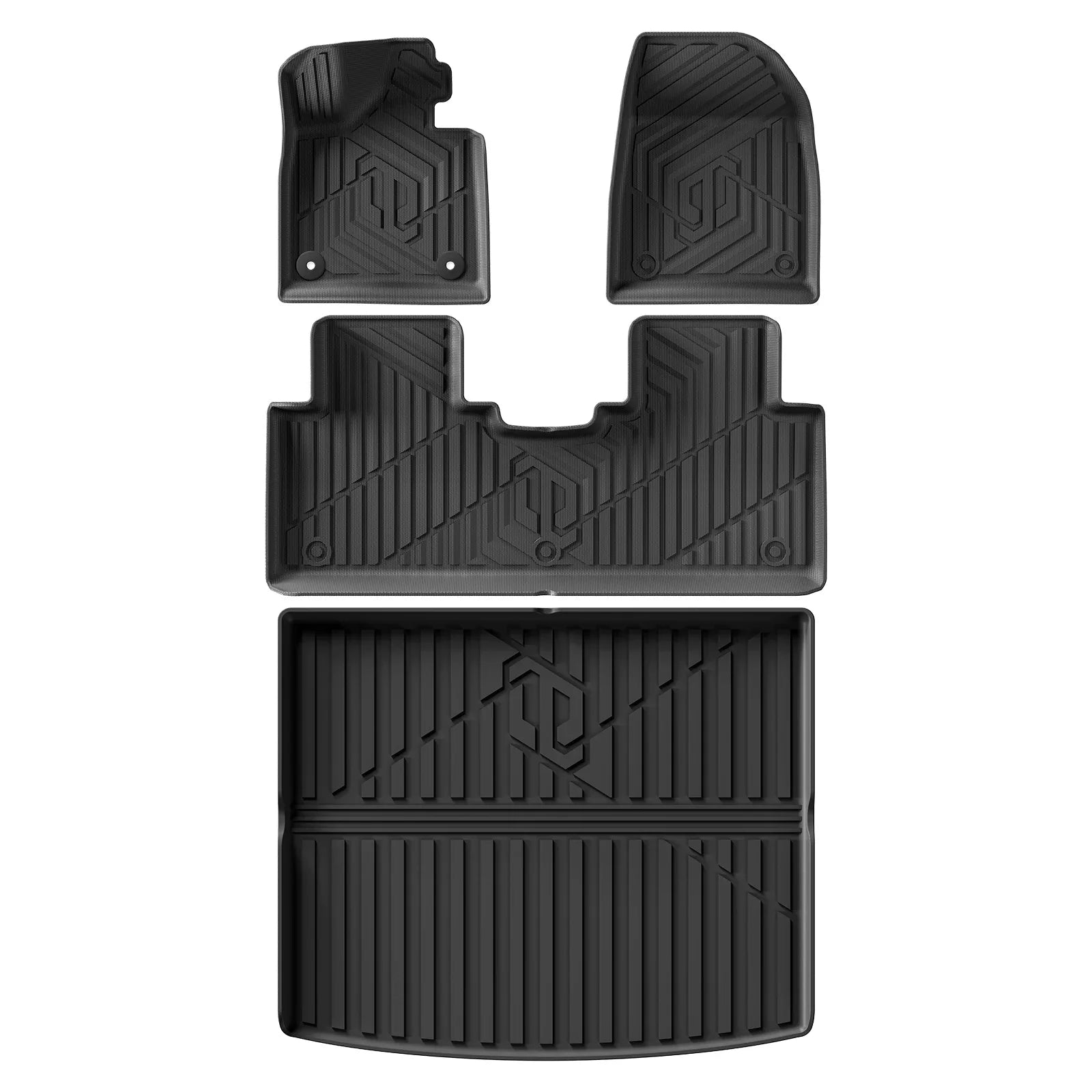 LHD & RHD Leapmotor C10 Floor Mats TPE Trunk Mats Cargo Liners - Leapmotor Accessories